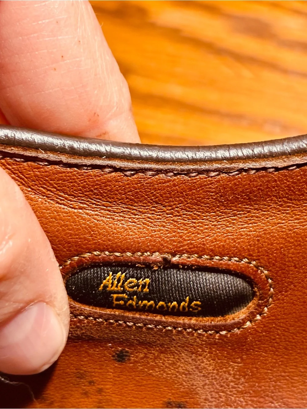Allen Edmonds Delray USA Made Split Toe Derby Shoes Brown Men’s 10.5
